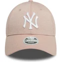 new-era-new-york-yankees-mlb-9forty-glitter-rosa-justerbar-bojd-keps-for-kvinnor