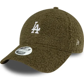 Justerbar grön böjd keps för kvinnor 9FORTY Borg från Los Angeles Dodgers MLB av New Era