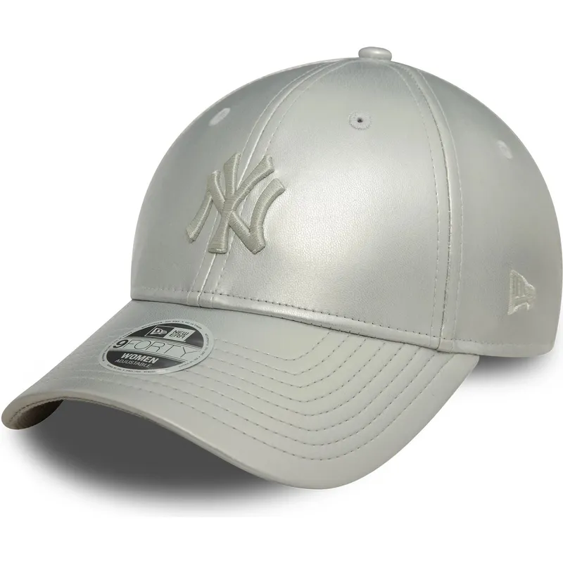 kepsar-curva-gra-justerbart-band-plateada-plateado-9forty-midi-pu-fran-new-york-yankees-mlb-av-new-era