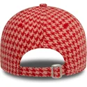 justerbar-rosa-kurvkeps-for-kvinnor-9forty-houndstooth-new-york-yankees-mlb-fran-new-era