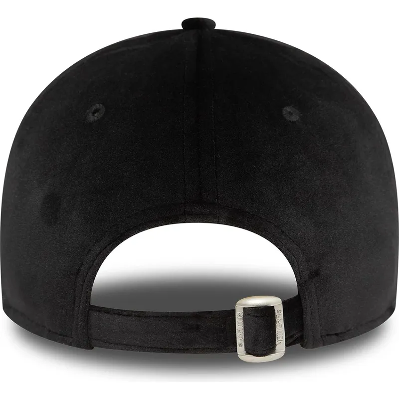 svart-bojd-justerbar-keps-for-dam-9forty-velour-diamante-fran-new-york-yankees-mlb-av-new-era