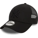 new-era-new-york-yankees-mlb-9forty-home-field-svart-justerbar-truckerkeps-med-svart-logotyp