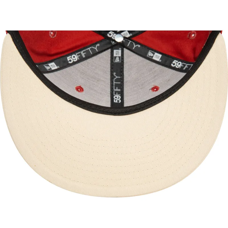 kepsar-plana-apelsin-justerad-59fifty-side-patch-fran-oakland-athletics-mlb-av-new-era