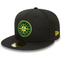 svart-justerbar-flat-keps-59fifty-seattle-mariners-mlb-fran-new-era