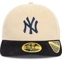 59fifty-low-profile-cord-new-york-yankees-mlb-beige-och-marinbla-justerbar-bojd-keps-fran-new-era