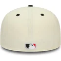 beige-och-svart-justerbar-flat-keps-59fifty-93-division-chicago-white-sox-mlb-fran-new-era