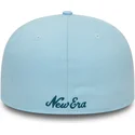 new-era-59fifty-anniversary-script-ljusbla-justerbar-flat-keps