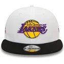 los-angeles-lakers-nba-new-era-vit-och-svart-snapback-9fifty-white-crown-patch-platt-keps