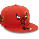 chicago-bulls-nba-new-era-9fifty-seasonal-flower-orange-snapback-flat-keps