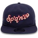 marinbla-platt-snapbackkeps-golfer-alternative-av-spokane-indians-milb-fran-new-era