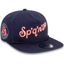 marinbla-platt-snapbackkeps-golfer-alternative-av-spokane-indians-milb-fran-new-era