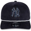 new-york-yankees-mlb-new-era-bla-snapback-keps-med-bojd-skarm-och-kordfluga-golfer