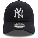 justerbar-9forty-marinbla-bojd-keps-med-sidomarke-new-york-yankees-mlb-av-new-era