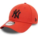 new-york-yankees-mlb-new-era-39thirty-league-essential-orange-bojd-keps-med-svart-logotyp
