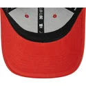 gorra-curva-naranja-ajustada-con-logo-negro-39thirty-league-essential-de-new-york-yankees-mlb-de-new-era