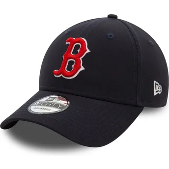 Justerbar marinblå 9FORTY sidopatchkeps från Boston Red Sox MLB av New Era