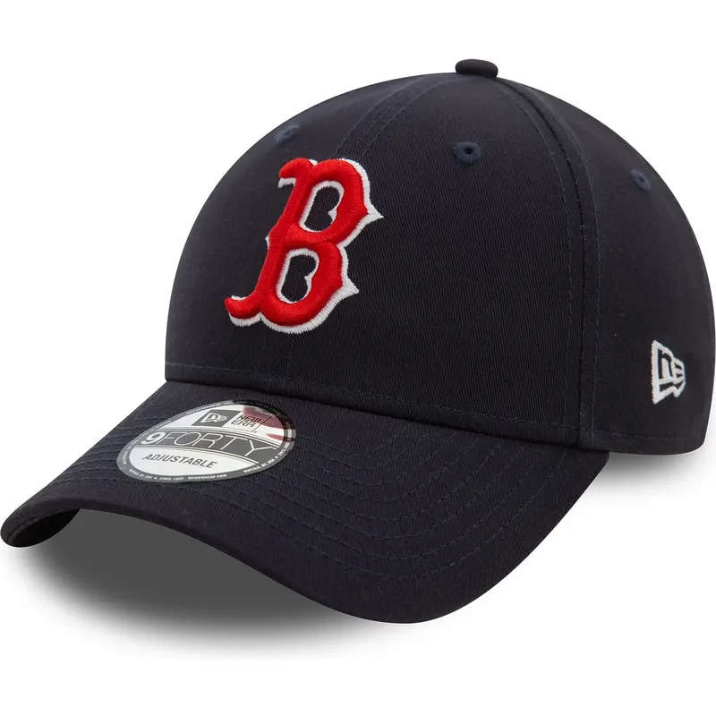 marinbla-bojd-keps-justerbar-9forty-side-patch-fran-boston-red-sox-mlb-av-new-era