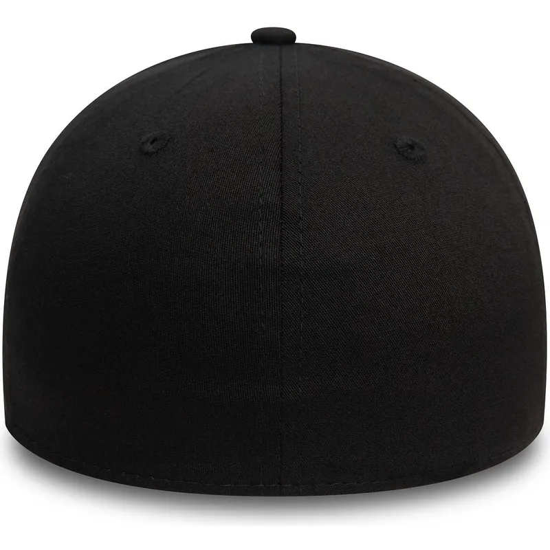 los-angeles-dodgers-mlb-new-era-39thirty-svart-monokrom-kurvad-keps-med-justerbar-passform-och-svart-logotyp los-angeles-dodgers-mlb-new-era-39thirty-svart-monokrom-kurvad-keps-med-justerbar-passform-och-svart-logotyp