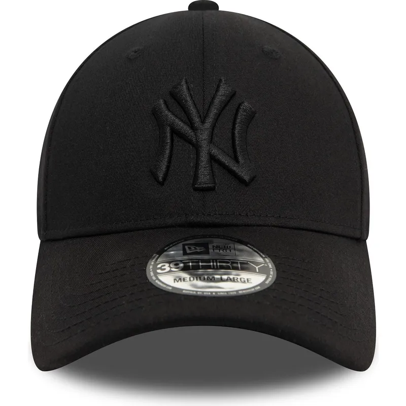 new-era-new-york-yankees-mlb-39thirty-monochrome-svart-bojd-keps-med-svart-logotyp
