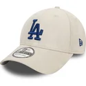 beige-bojd-keps-med-bla-logotyp-39thirty-faux-suede-los-angeles-dodgers-mlb-fran-new-era