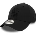 new-york-yankees-mlb-39thirty-stretch-nylon-svart-bojd-keps-med-svart-logotyp-fran-new-era