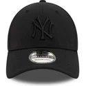 new-york-yankees-mlb-39thirty-stretch-nylon-svart-bojd-keps-med-svart-logotyp-fran-new-era