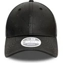 new-era-new-york-yankees-mlb-9forty-pu-monogram-justerbar-svart-bojd-keps-for-kvinnor