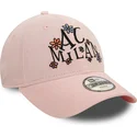 rosa-justerbar-bojd-keps-for-barn-9forty-needle-cord-ac-milan-serie-a-fran-new-era