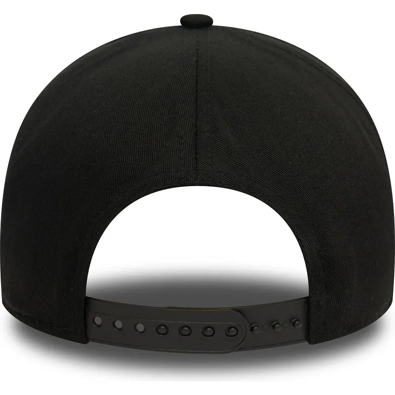 svart-bojd-snapback-keps-med-beige-logotyp-9forty-e-frame-league-essential-los-angeles-dodgers-mlb-fran-new-era