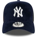marinbla-truckerkeps-9forty-a-frame-cord-new-york-yankees-mlb-fran-new-era