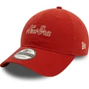 new-era-9twenty-heritage-script-justerbar-orange-bojd-keps