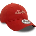 new-era-9twenty-heritage-script-justerbar-orange-bojd-keps