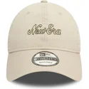 beige-justerbar-bojd-keps-9twenty-heritage-script-fran-new-era