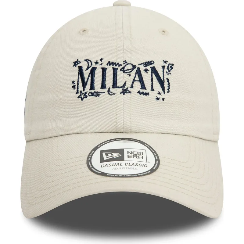 beige-justerbar-bojd-keps-9twenty-scribble-ac-milan-serie-a-fran-new-era