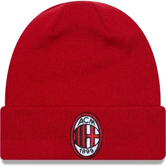 Röd Core Cuff mössa från New Era AC Milan Serie A