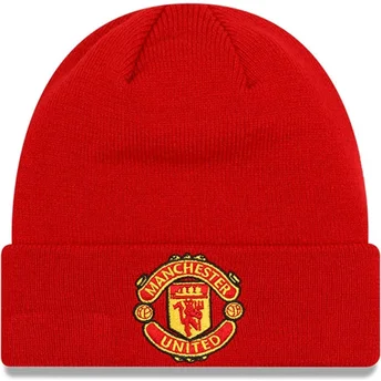 Röd Core Cuff-mössa från Manchester United Football Club Premier League av New Era