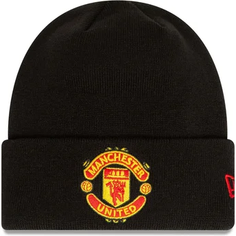 Svart Core Cuff-mössa från Manchester United Football Club Premier League av New Era