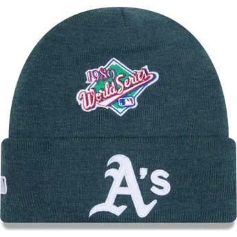 Grön World Series Balaclava från Oakland Athletics MLB av New Era