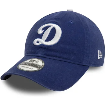 Justerbar blå 9TWENTY Core Classic keps från Los Angeles Dodgers MLB av New Era