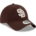 brun-justerbar-bojd-keps-9twenty-core-classic-san-diego-padres-mlb-fran-new-era