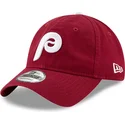 gorra-curva-roja-oscuro-ajustable-9twenty-core-classic-de-philadelphia-phillies-mlb-de-new-era