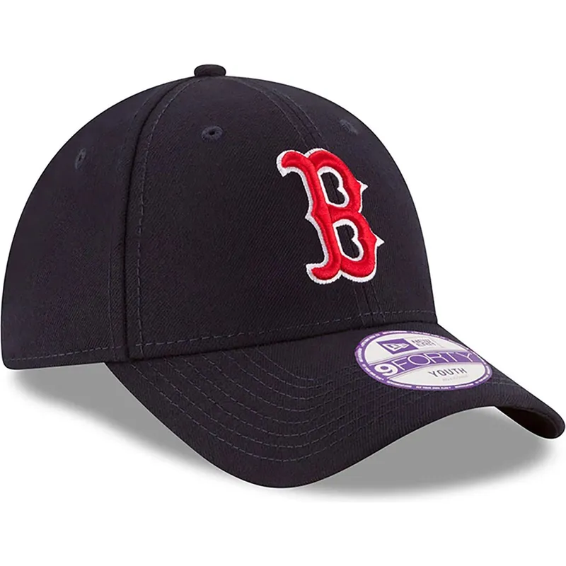 marinbla-bojd-justerbar-keps-for-barn-9forty-the-league-fran-boston-red-sox-mlb-av-new-era