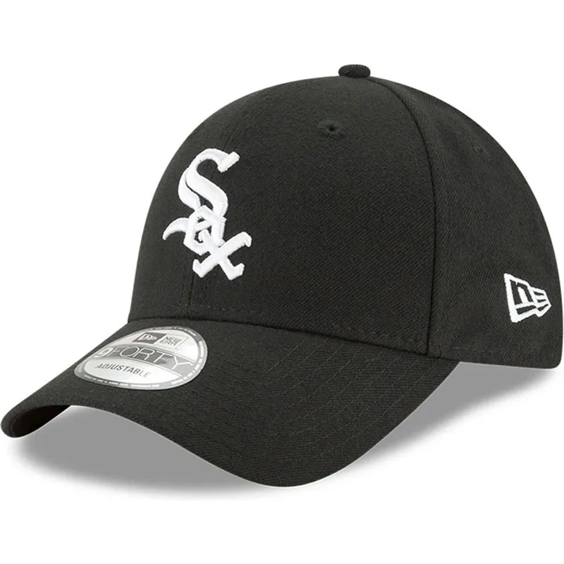 svart-bojd-justerbar-keps-for-barn-9forty-the-league-fran-chicago-white-sox-mlb-av-new-era