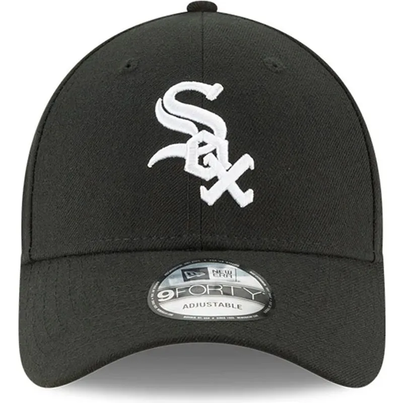 svart-bojd-justerbar-keps-for-barn-9forty-the-league-fran-chicago-white-sox-mlb-av-new-era