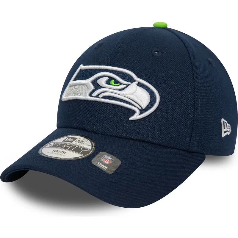 marinbla-bojd-keps-justerbar-for-barn-9forty-the-league-seattle-seahawks-nfl-fran-new-era