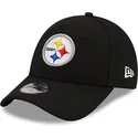 gorra-curva-negra-ajustable-para-nino-9forty-the-league-de-pittsburgh-steelers-nfl-de-new-era