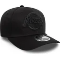 svart-bojd-skarm-snapback-keps-9fifty-stretch-snap-los-angeles-lakers-nba-fran-new-era