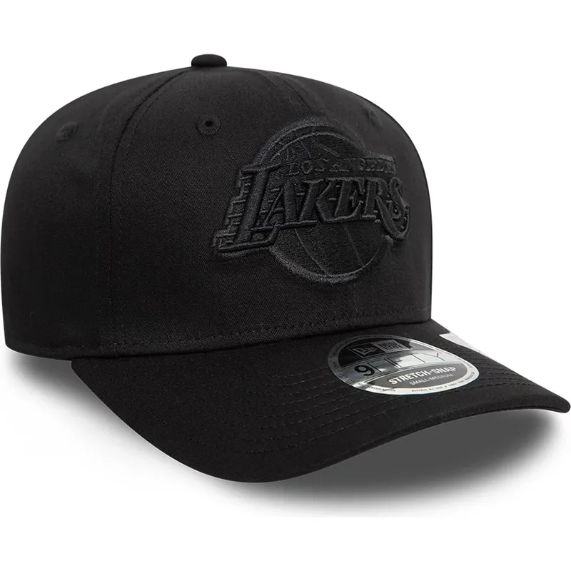 svart-kurvad-keps-snapback-9fifty-stretch-snap-los-angeles-lakers-nba-fran-new-era