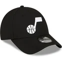 gorra-curva-negra-ajustable-9forty-the-league-de-utah-jazz-nba-de-new-era