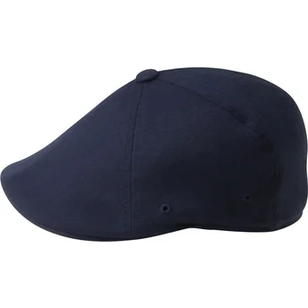 Mörkblå basker Wool Flexfit 504 Dk Blue från Kangol